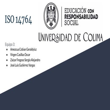 ISO 14764 | PDF