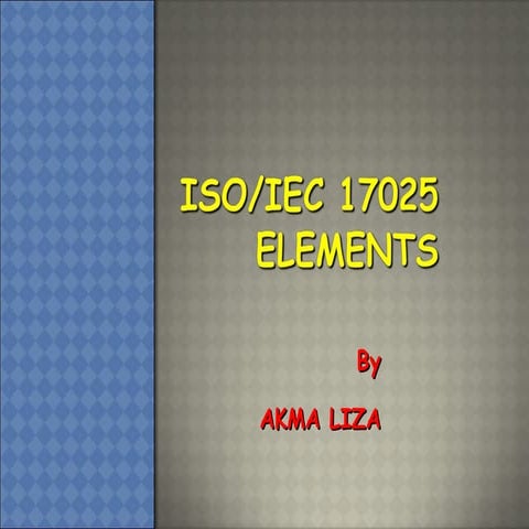 ISO/IEC 17025 