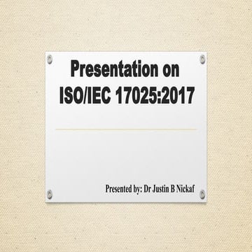 ISO/IEC 17025:2017 Required documentation | PDF
