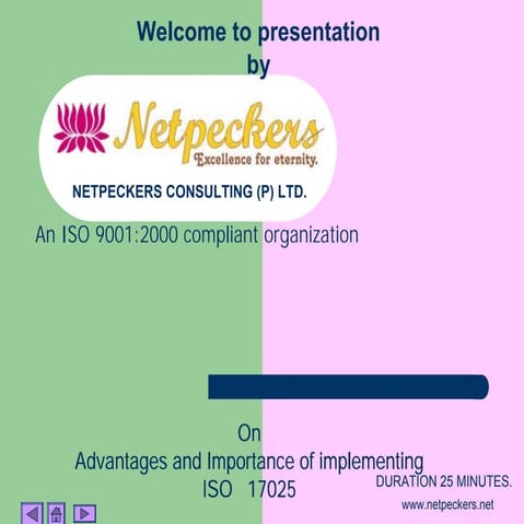 Consulting & training for Iso 17025 by Netpeckers Consulting