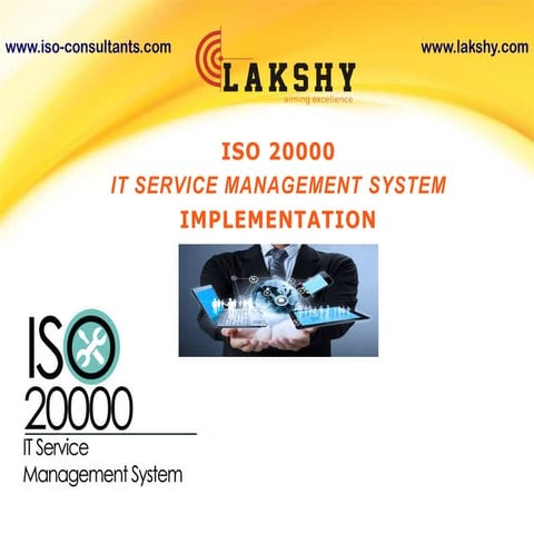 Iso 20000    itsms implementation steps-lakshy