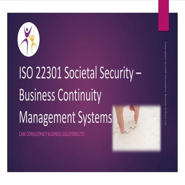 ISO 22301 Business Continuity Management | PDF