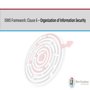 ISO 270001 Management Clause - 6