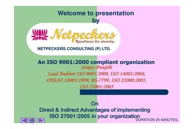 Iso 27001 2005- by netpeckers consulting