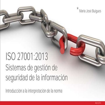 Iso 27001   interpretación introducción