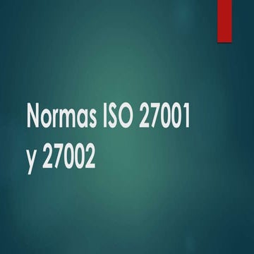 Iso 27001 iso 27002