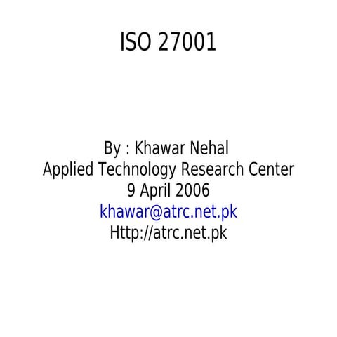 Iso 27001 10_apr_2006