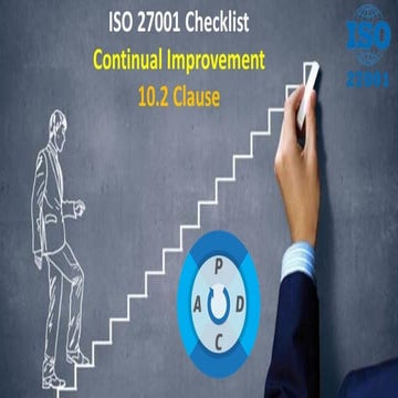 ISO  27001 Checklist - Continual Improvement - Clause 10.2 - 63 checklist Que...