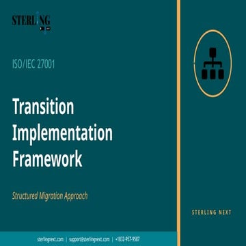ISO 27001 Transition Implementation Framework Step by Step Guide | PPTX