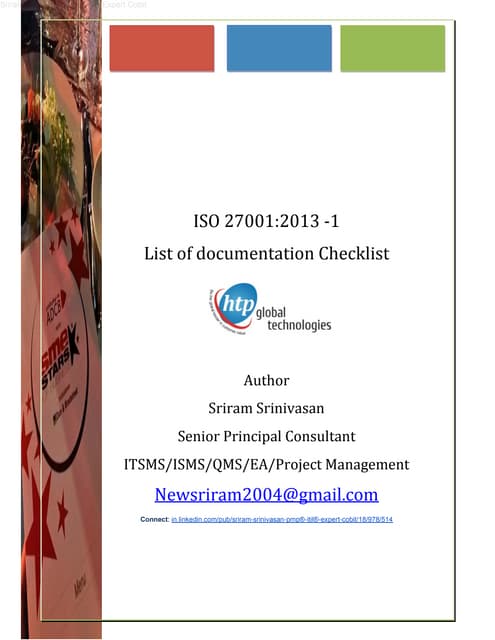 ISO 27001 Implementation_Documentation_Mandatory_List