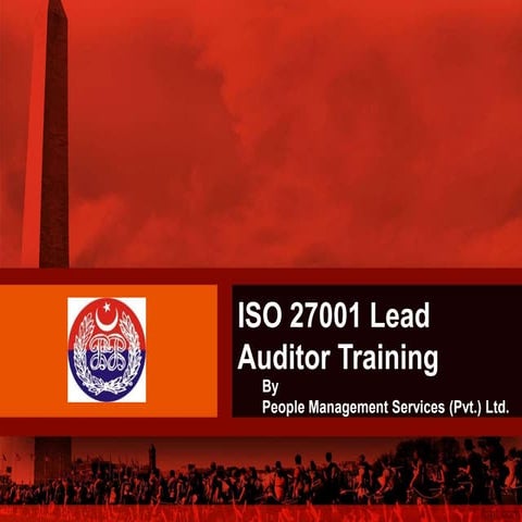 Iso 27001 lead auditor training