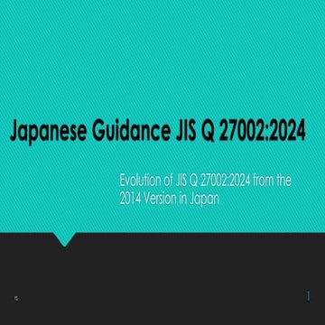 The GAP Analysis of the ISO27002 2024 and ISO27002 2014 (English)