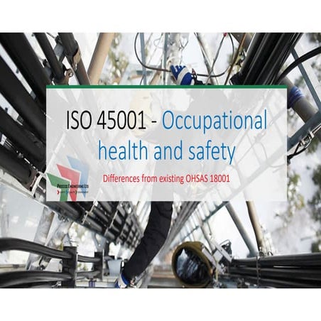 ISO 45001 -  Occupational health and safety