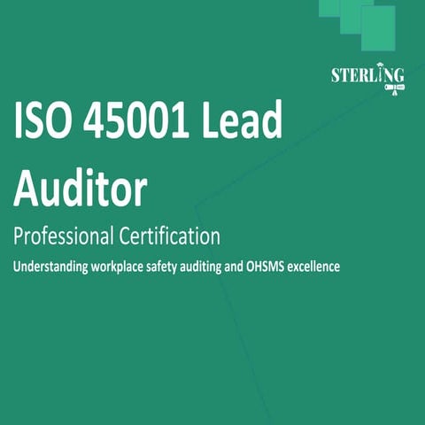 ISO 45001 Lead Auditor Training Course1 | PDF