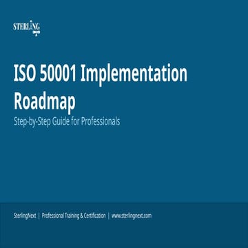 Step-by-Step ISO 50001 Implementation Framework | PDF