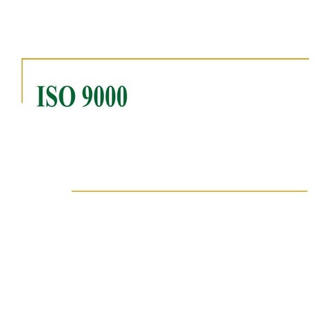 Iso 9000