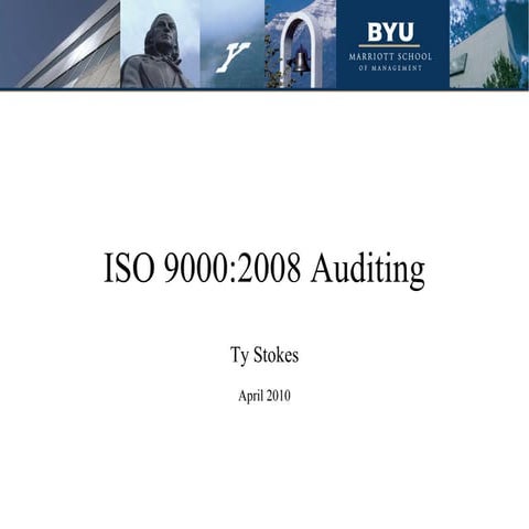 Iso 9000 2008 auditing