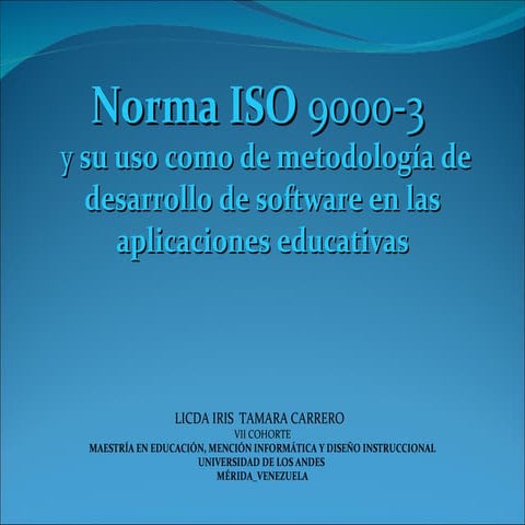 Iso 9000 3