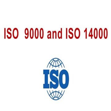 ISO 9000 and ISO 14000. Procedure for ISO Registrationpptx