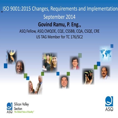 ISO 9001:2015 DIS Changes, Requirements and Implementation