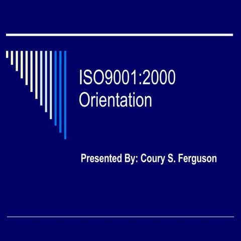 Iso9001 Orientation