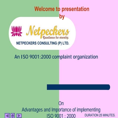 Iso 9001 2008  consulting by Netpeckers Consulting India