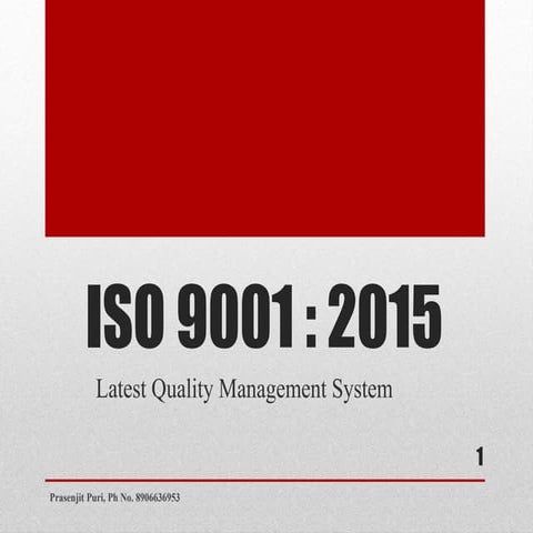 ISO 9001: 2015