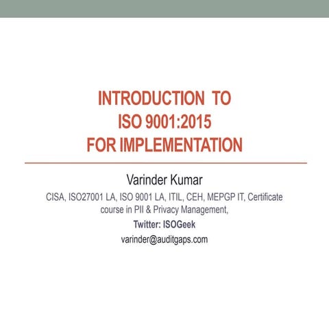 Iso 9001 2015 iso geek