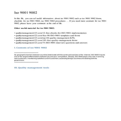 Iso 9001 9002