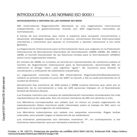 Estructura de la norma iso 9000 de 2015 | PDF