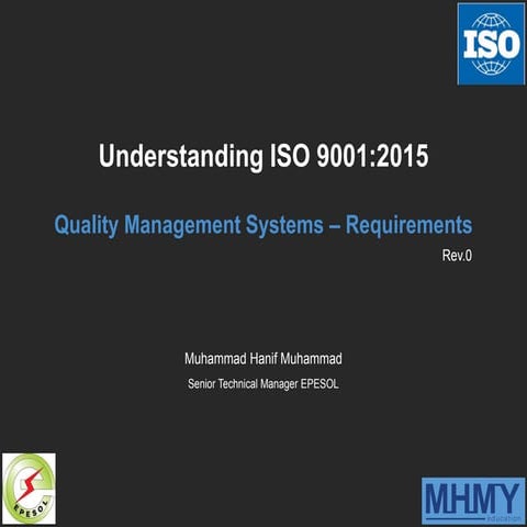 ISO 9001 training ppt all clause covered
