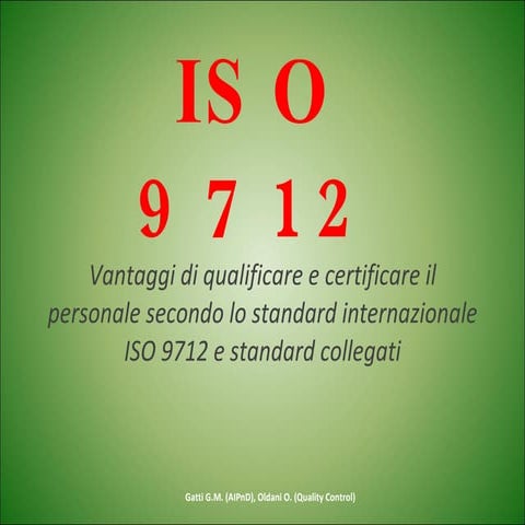 ISO 9712 | PPT