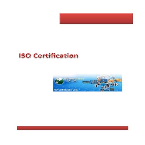 ISO Certification