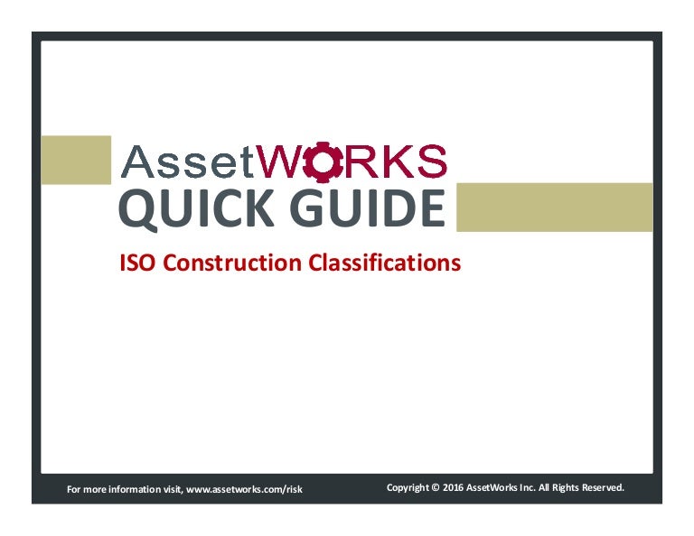 Iso Types 1-6: Construction Code Descriptions – WSVMVJ