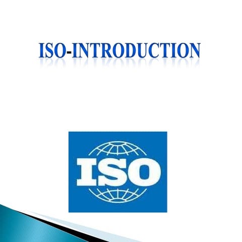 ISO in general | PPTX