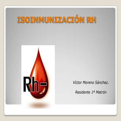 Isoinmunización rh