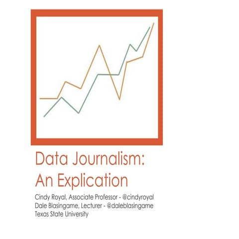 Data Journalism: An Explication