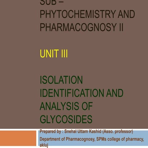 isolation & identification of glycosides.pptx