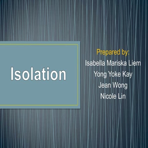 Isolation in Tennyson | PPTX