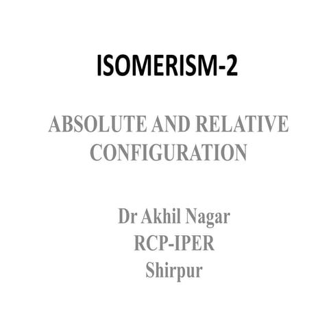 Isomerism Part - 2