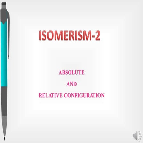 Stereochemistry part 2 Isomerism 2 