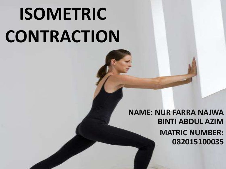 Isometric contraction