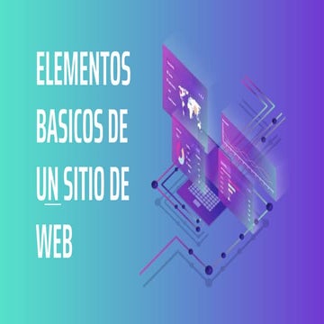 Elementos basicos de un sitio de web | PDF