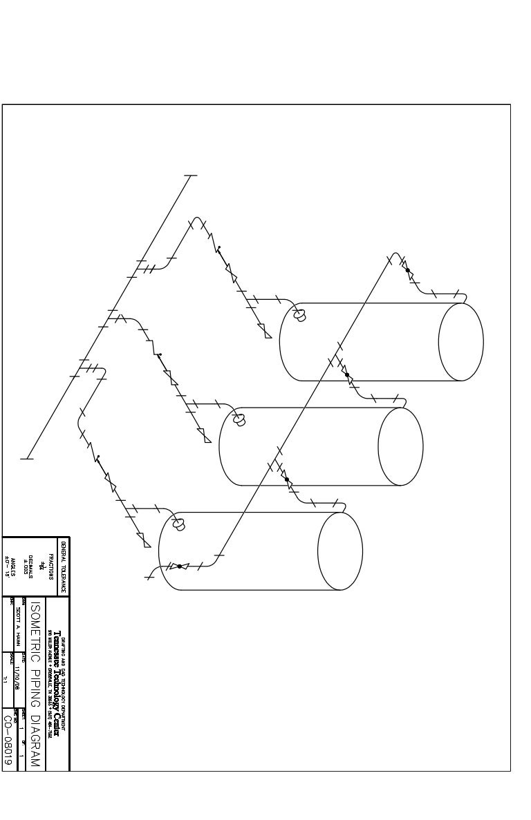 Isometric Piping Diagram Model