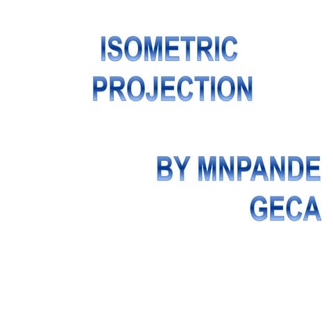 Isometric projection