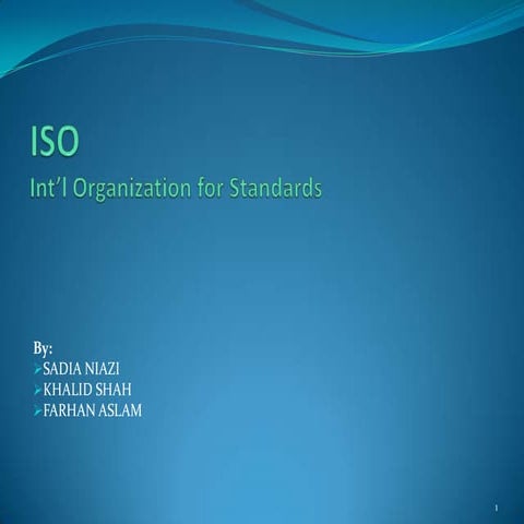 ISO Presentation
