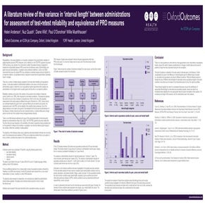 Poster: Test-Retest Reliability and Equivalence of PRO Measures