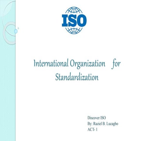 ISO in general | PPTX