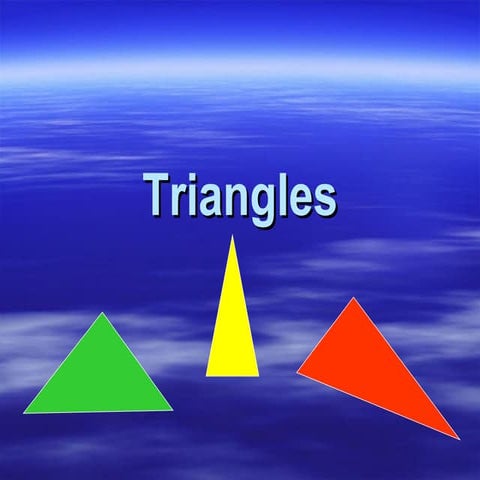 Isosceles Triangles