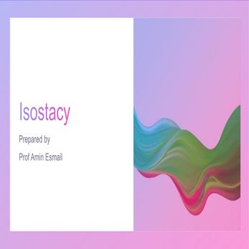 Isostacy